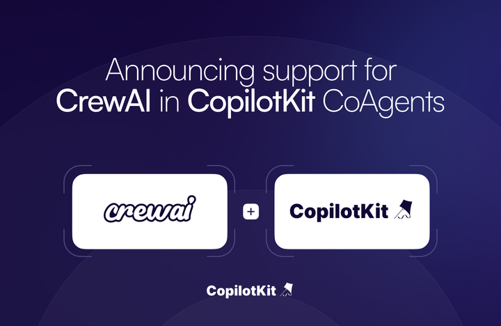 CrewAI x CopilotKit integration